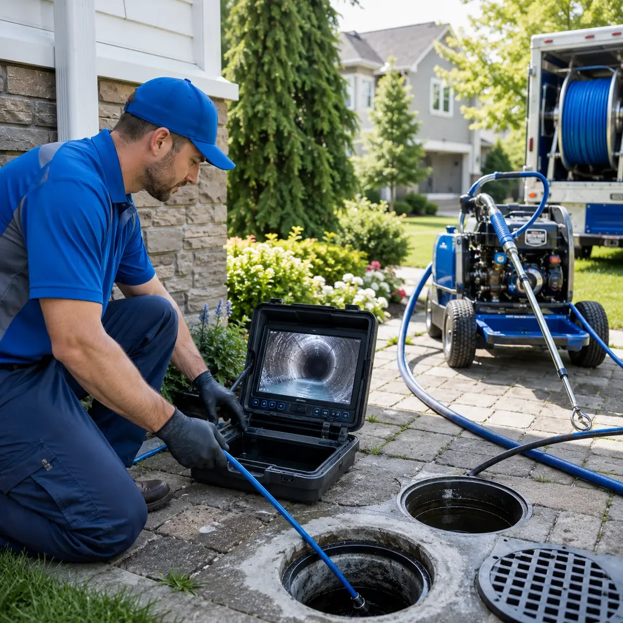 Outdoor drain cleaning professionals serving Six Mile Run, PA